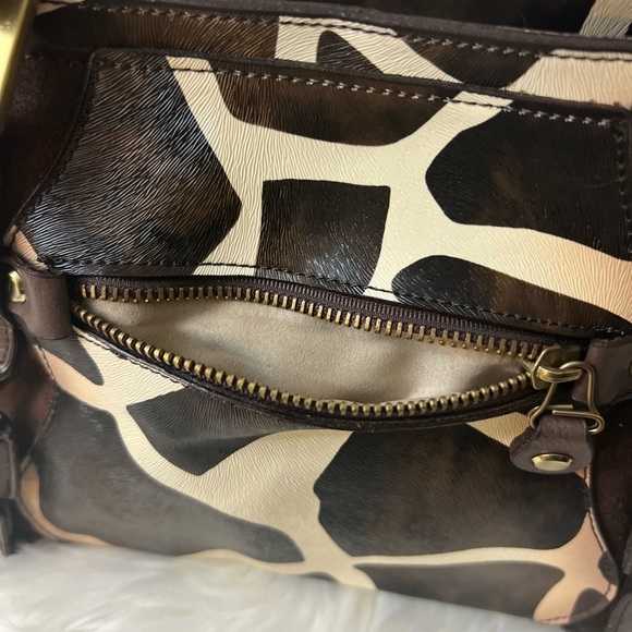 Vintage Jimmy Choo Giraffe Print Shoulder Bag - Picture 8 of 14